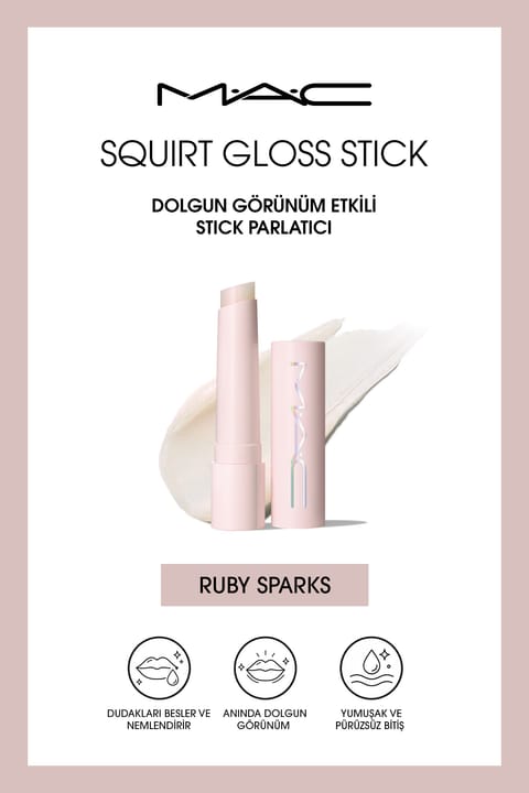 M.A.C M·A·C Squirt Gloss Stick براق‌کننده چوبی با اثر حجیم‌کننده - Ruby S...