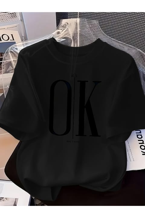 تی‌شرت طرح چاپی Unisex It's Ok Don't Wory uyguntarz