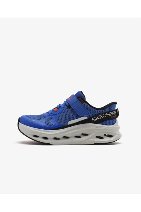 کفش ورزشی پسرانه اسکچرز مدل MAX CUSHIONING GLIDE-STEP آبی 40420