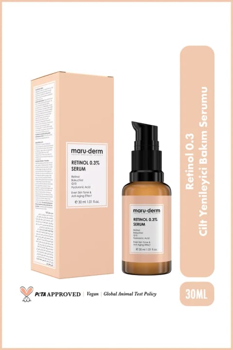 Maru.Derm Retinol 0.3 سرم ترمیمکننده پوست ۳۰ میلیلیتر