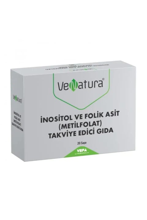 VeNatura اینوزیتول و فولیک اسید (متیلفولات) ۲۰ ساشه