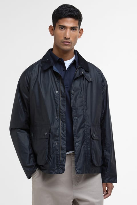 ژاکت چرب Barbour Modern Bedale NY51 Royal Navy