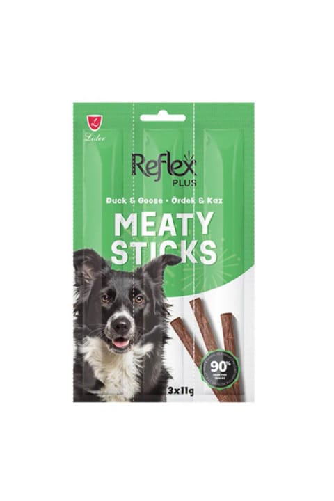 Reflex Plus Meaty Sticks چوب تشویقی سگ بدون غلات با گوشت اردک و غاز ۳×۱۱ گرم