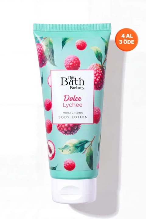 THE BATH FACTORY Dolce Lychee لوسیون بدن ۲۰۰ میلی‌لیتر