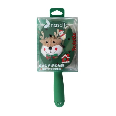 براش موی Twistlo Christmas سبز Nascita NASFPRO00076GR