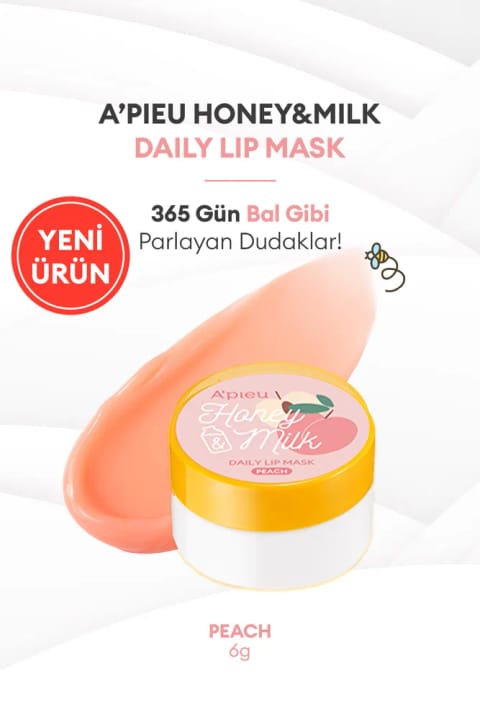 ماسک لب مغذی و مرطوبکننده Missha با عصاره عسل و شیر A'PIEU Honey & Mi...