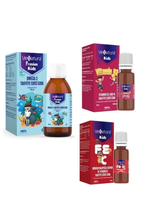 VeNatura امگا 3 و روغن ماهی + ویتامین D3 (400IU) + میکروانکپسوله آهن