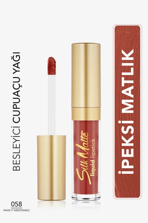 Flormar Silk Matte رژ لب مایع مرطوب‌کننده با پیگمنت بالا و پایانی مات - 8682