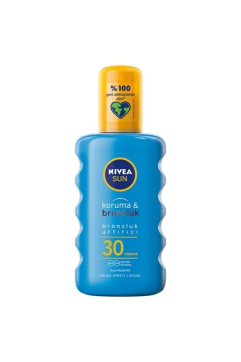 NIVEA SUN SPF30 محافظت و برنزه روغن آفتاب 200 میلیلیتر