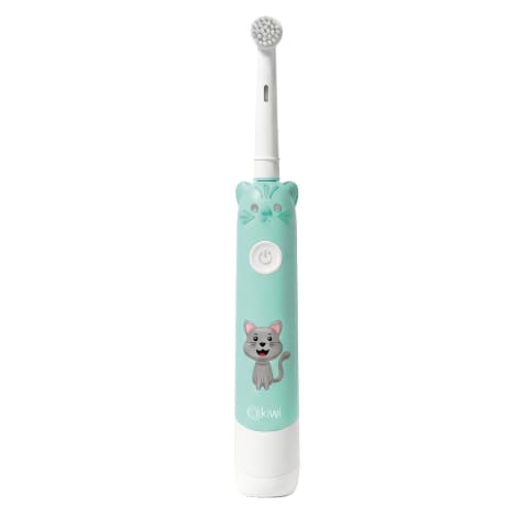 مسواک کودک Kiwi با سری چرخان سبز KTB-6014