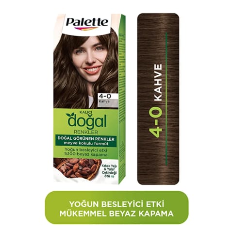 Palette Natural Colors Permanent Hair Dye 4-0 Coffee