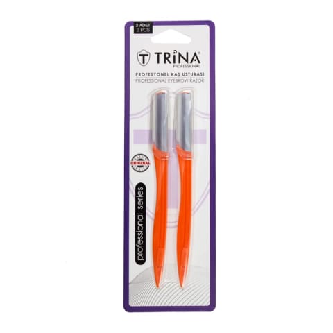 تیغ ابرو حرفهای Trina مدل نارنجی TRNRAZOR0004