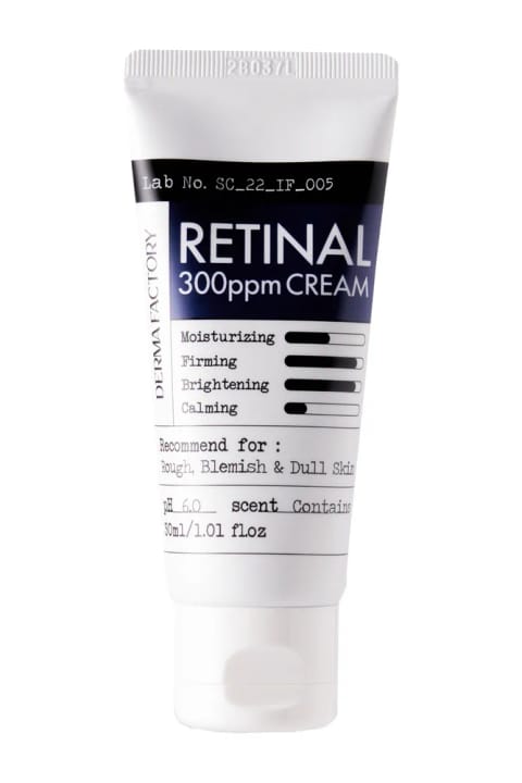 DERMA FACTORY کرم مراقبت ضد لک و چین و چروک حاوی 0.03 Retinal