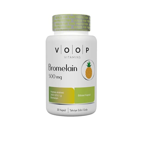 Voop بروملین 2400 GDU 30 کپسول 500 میلیگرم