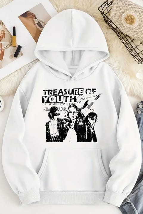 سویشرت اورسایز چاپ Treasure Of Youth uyguntarz