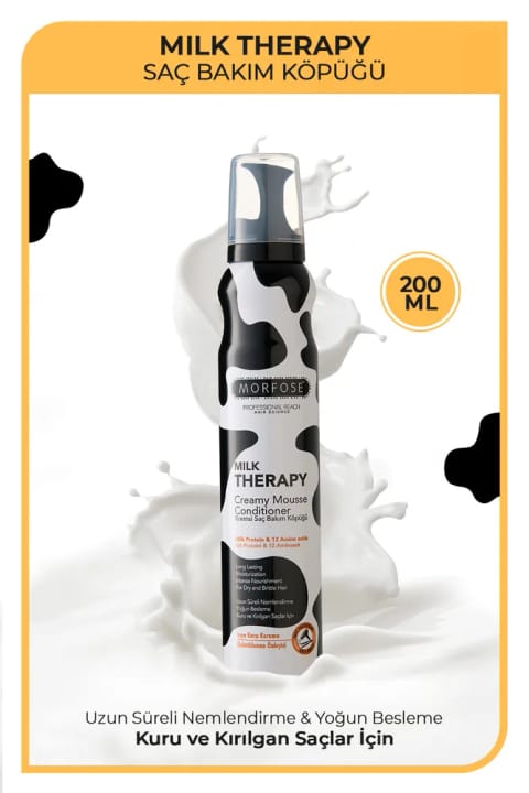 فوم مراقبت از مو مورفوز Milk Therapy 200ml - آبرسانی