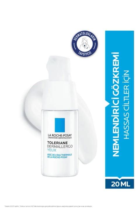 La Roche Posay Toleriane Dermallergo Yeux کرم دور چشم مرطوب‌کننده برای پوست‌های حساس