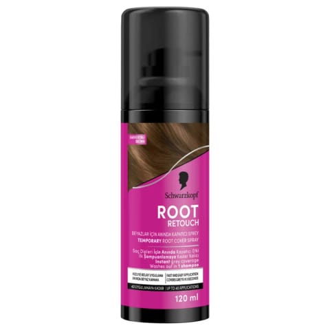 Root Retoucher اسپری رنگ مو قهوه‌ای ۱۲۰ میلی‌لیتر