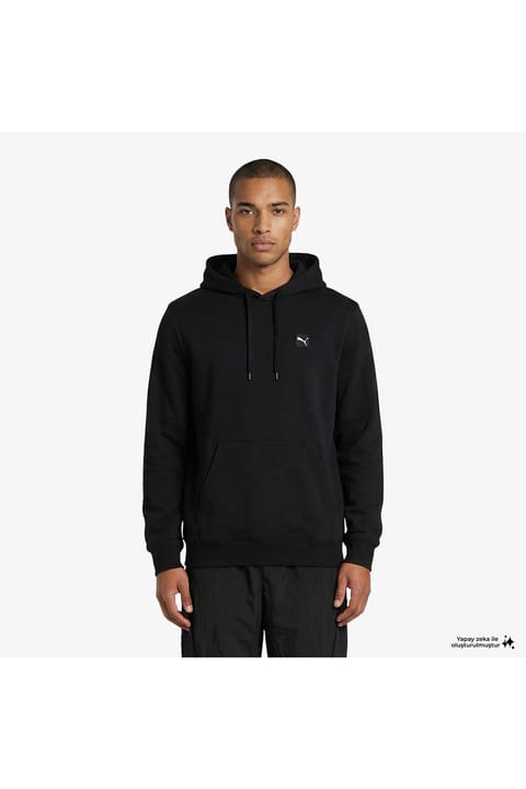 سویشرت مردانه مشکی Essentials Elevated Puma