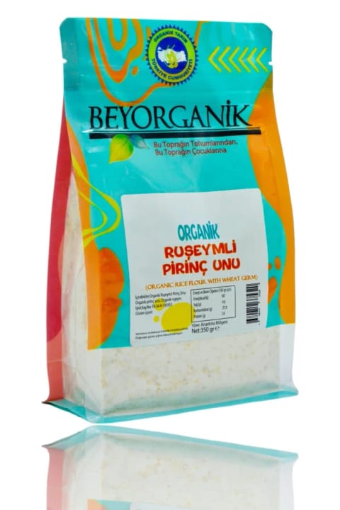 آرد برنج ارگانیک BEYORGANİK با جوانه گندم ۳۵۰ گرم
