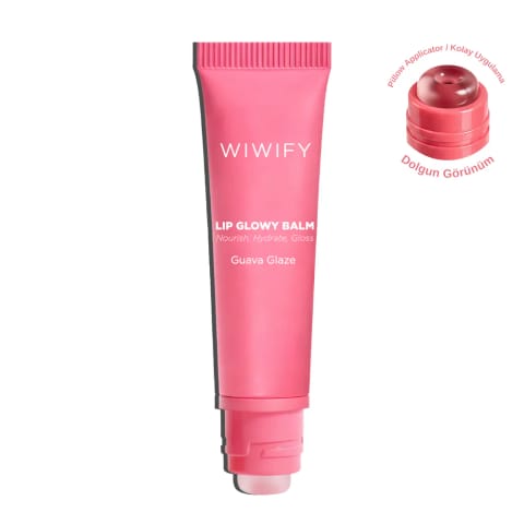 Lip Glowy Balm Guava Glaze بالم لب درخشان و رنگدار گواوا ۱۳ میلیلیتر