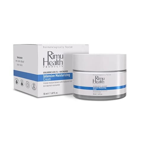 Rimu Health کرم صورت یکدست‌کنندهٔ رنگ و مرطوب‌کنندهٔ عمیق ۵۰ میلی‌لیتر (Hyaluronic Acid - Niacinamide)