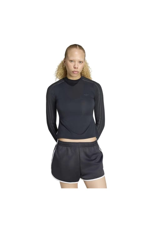تیشرت آستینبلند زنانه مشکی adidas مدل SHEER LS TEE LD8931