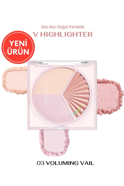 پالت هایلایتر پرایپرا با درخشش مرواریدی V Highlighter Ad (003 VOLU...