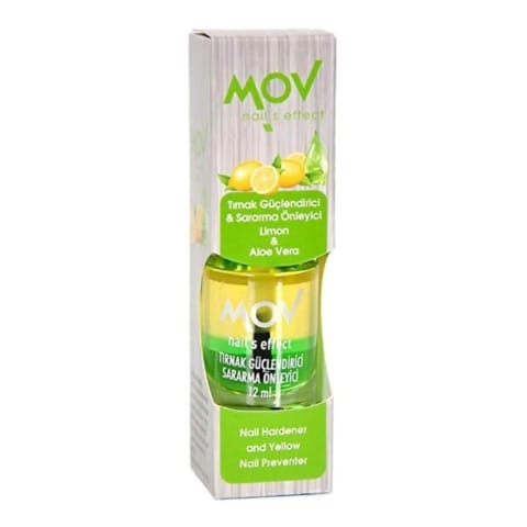 Mov تقویت‌کننده ناخن ضد زردی 12ml