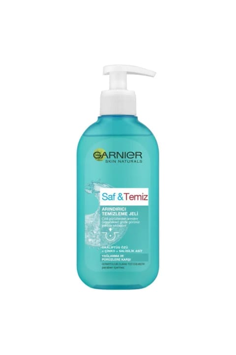 ژل پاکسازی آرندیریجی Garnier Saf & Temiz 200 میلی‌لیتر
