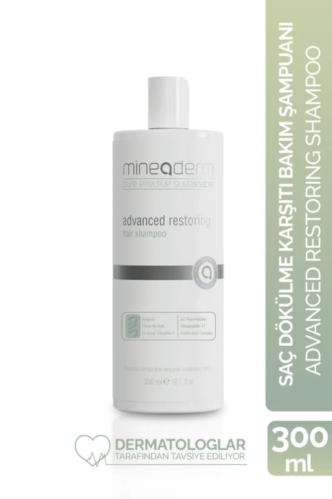 mineaderm شامپو ضد ریزش مو ترمیمکننده Advanced Restoring