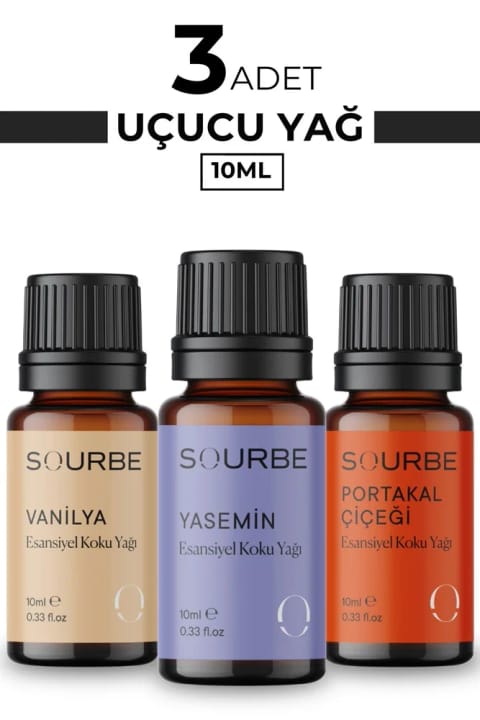 SOURBE روغن معطر بخور وانیل، یاسمن و شکوفه پرتقال