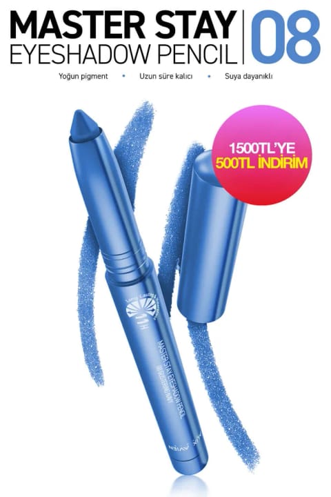 Alix Avien Master Stay مداد سایه چشم کرمی ضدآب با ماندگاری ۱۱ ساعت — 08 Glistering Navy