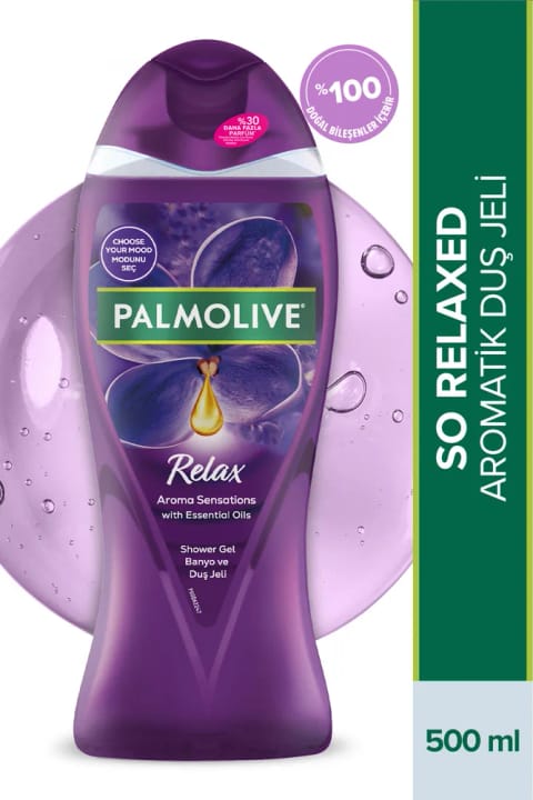 Palmolive Aroma Sensations So Relaxed ژل حمام و دوش 500 میلی‌لیتری شامپو بدن...