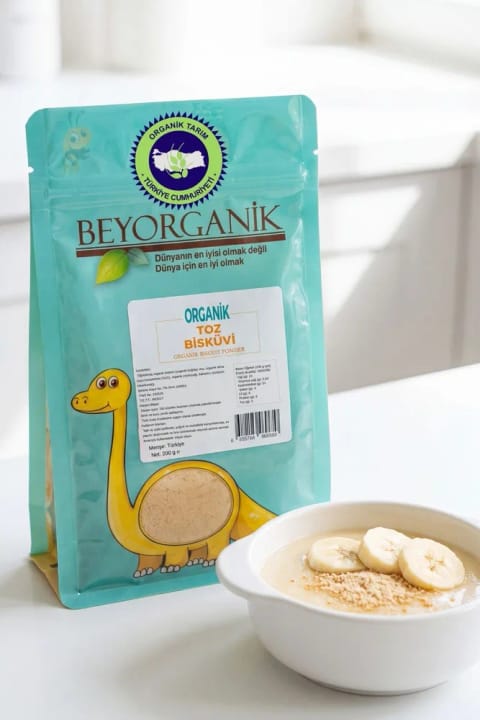 BEYORGANİK بیسکویت پودری ارگانیک ۲۰۰ گرم