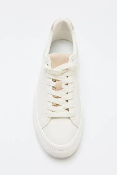Zara کتانی با جزئیات پاشنه
