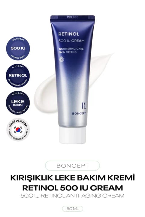 BONCEPT کرم ضد چروک و لک حاوی Retinol و Bakuchiol Retinol Shot 500...