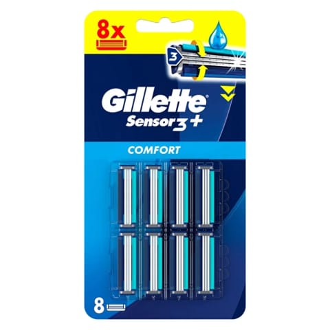 Gillette Sensor3+ Comfort 8 عددی سر یدکی تیغ