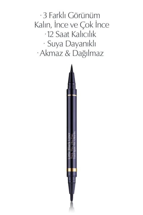 خط چشم مایع مشکی Estee Lauder Little Black Liner رنگ 01 Onyx - ضخیم، ...