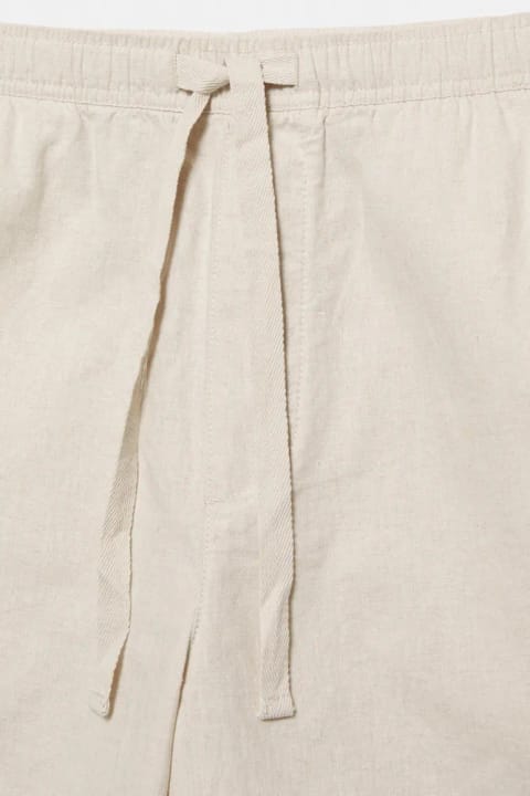 شورت برمودا جاگر مردانه Pull&Bear با ترکیب کتان