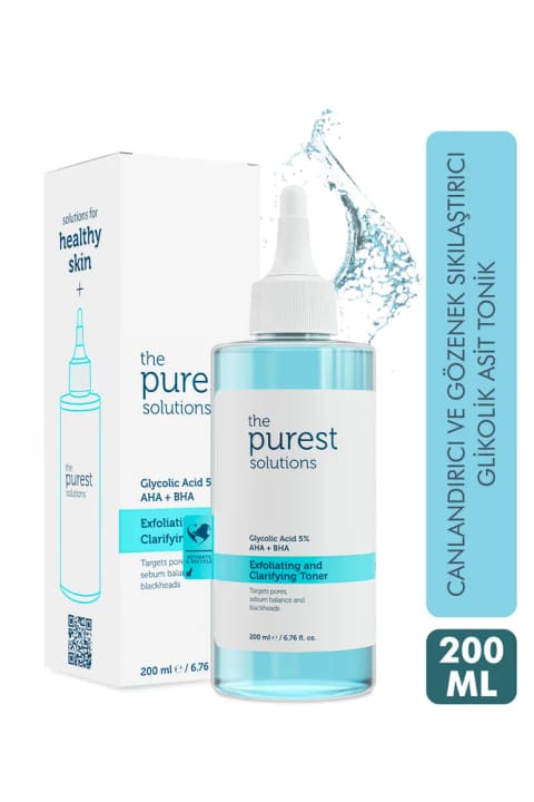 تونر سفتکننده منافذ و یکنواختکننده رنگ پوست The Purest Solutions