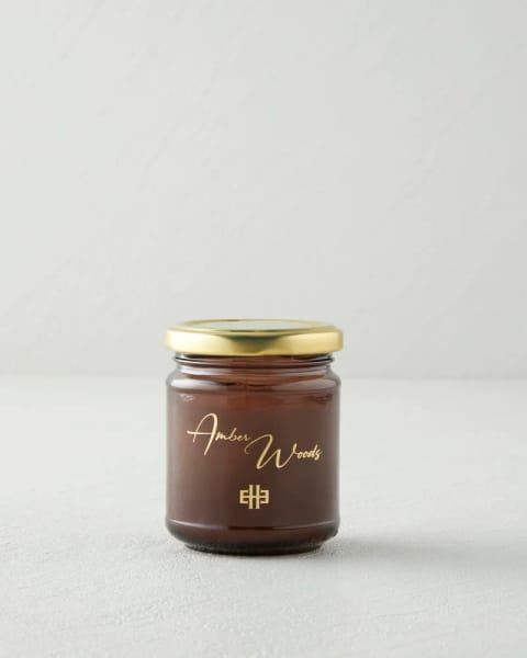 موم معطر Amber Woods 120 گرمی قهوه‌ای