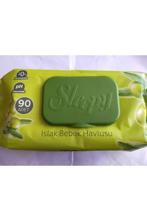 دستمال مرطوب کودک Sleepy با روغن زیتون طبیعی