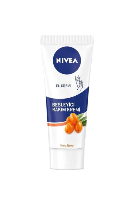 NIVEA کرم دست مراقبتکننده مغذی با عصاره خولان دریایی ۷۵ میلیلیتر