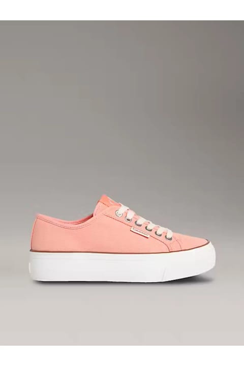 کفش اسنیکر Calvin Klein VULC FLATFORM CTN LOGO TAG