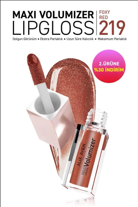 Alix Avien Maxivolumizer Lipgloss 219 - قرمز روباهی