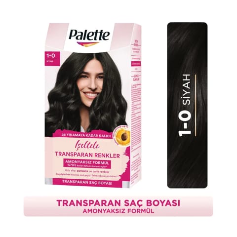 Palette رنگ مو شمارهٔ ۱-۰ مشکی