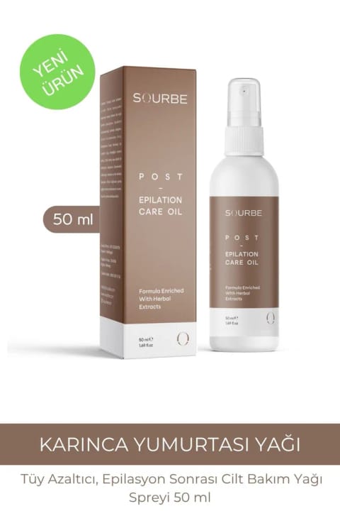 SOURBE مورچه تخم روغن اسپری 50 میلیلیتر | روغن مراقبتی برای موهای ناخواسته