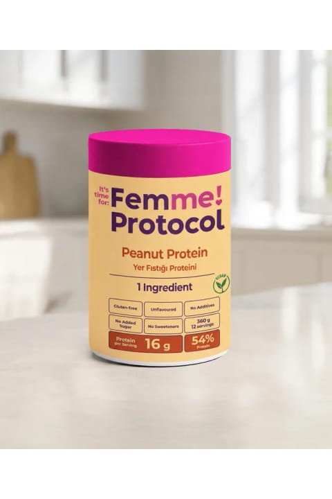 Femme Protocol پروتئین بادام زمینی 360 گرم - 12 سروینگ