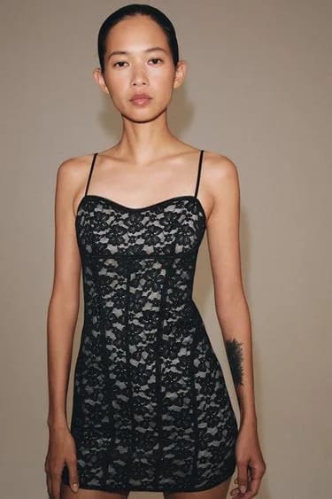 Zara Lace Mini Dress